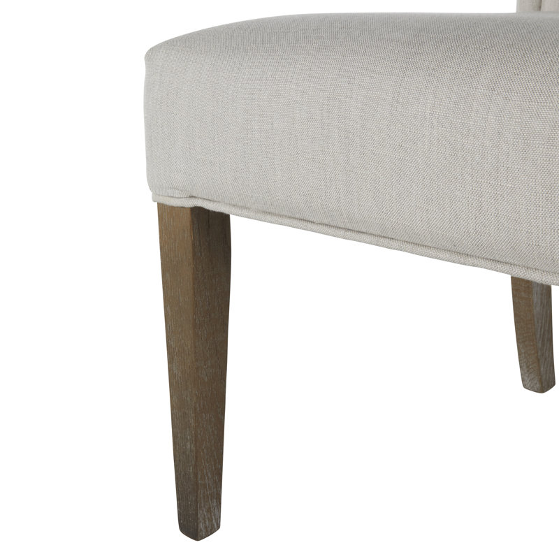 Verona Upholstered Side chair, Burnished Oak