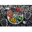 Tovolo Skull Cookie Cutter and Stamp Set of 6 for Halloween and Pirate Baking, Black
