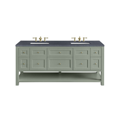 Breckenridge 72'' Double Bathroom Vanity with Top