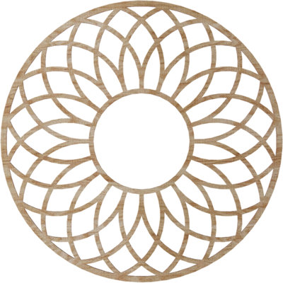 Médaillon de plafond 32 po x 32 po x P 11 po x P 1/4 po Cannes