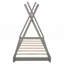 Lit plateforme simple avec structure triangulaire-529415927