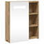 Adrianny W 52mm H Freestanding Framed Medicine Cabinet Mirror-525746892-525746883