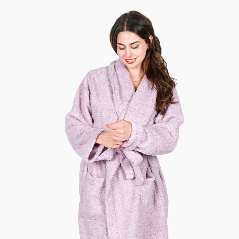 Peignoir avec poche Tirrinia, H 45,3 po x l 26,8 po, Mauve