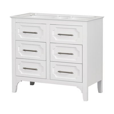 34.48'' Single Bathroom Vanity Base Only