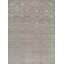 Wool Damask Area Rug in Gray