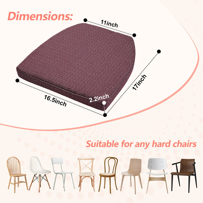 17-inch Depth Trapezoidal Cushion, Red Polypropylene/Olefin