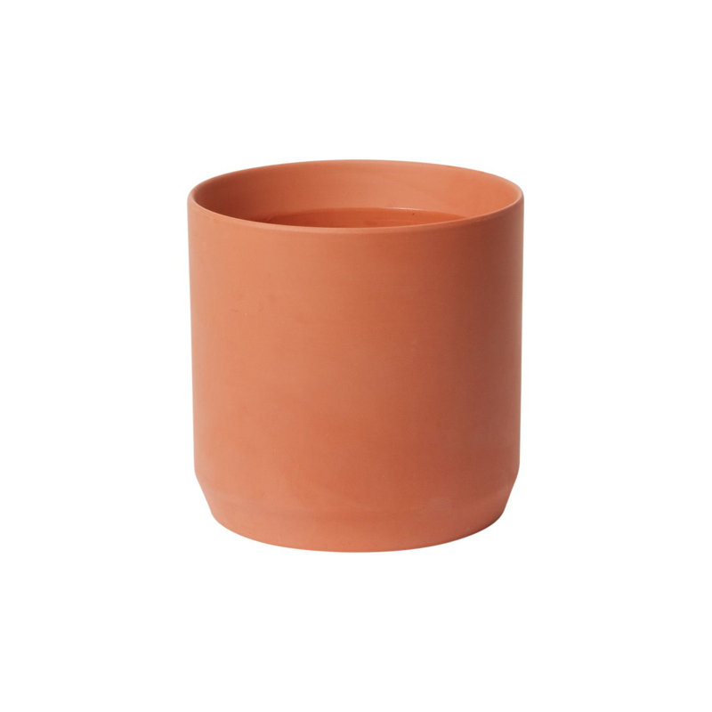 Pot à fleurs en céramique Parsons, H 6,75 po x l 7 po x P 7 po, Terre cuite