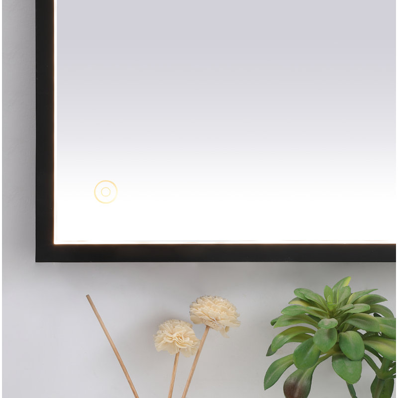 Miroir Piche, Noir, 36 po x 48 po