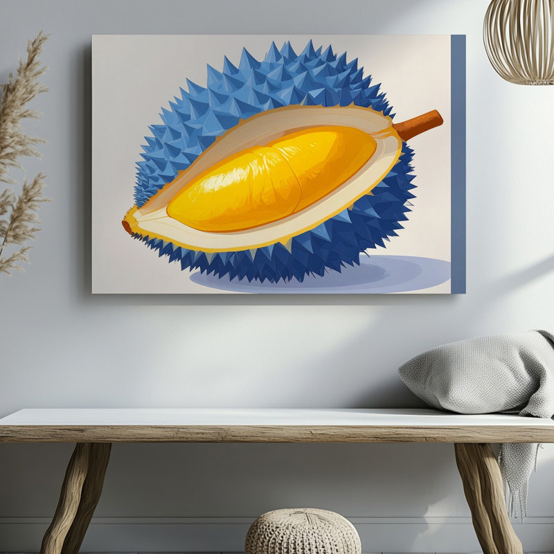 Art audacieux, art alimentaire numérique sur toile, H 9 po x l 12 po