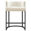 Tabouret de bar 25,2 po Beige-837379293