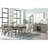 Casual Two Tone 6 Drawer Dining Table