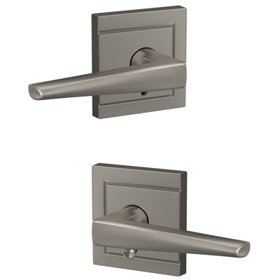 Custom Eller Hall-Closet and Bed-Bath Lever with Upland Trim