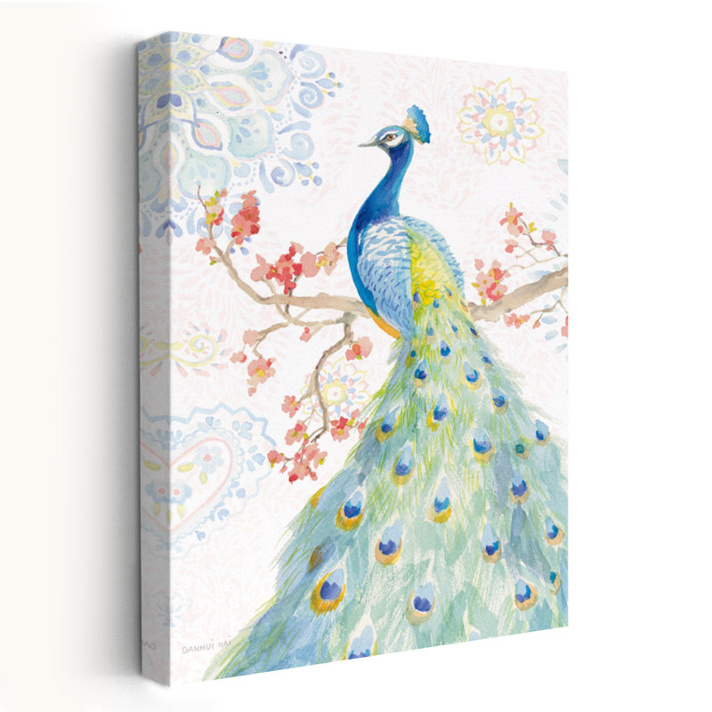Animaux et oiseaux Jaipur II, art, H 24 po x l 16 po