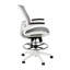 Mignone Mid-Back Transparent Mesh Office Chair with Flip-Up Arms-83161080