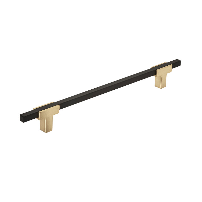 Poignée barre Urbanite, 5 1/16", Champagne doré / noir mat