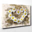 Flower White Daisy Heart Chain (2) Painting on Canvas - Wrapped Canvas-35553599