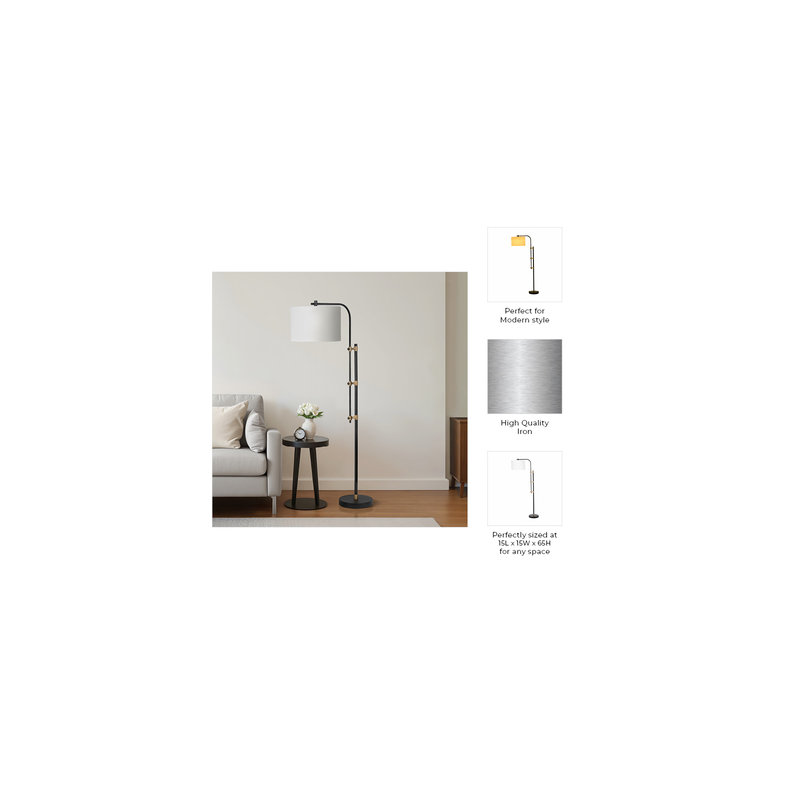 Delmont Arched Floor Lamp