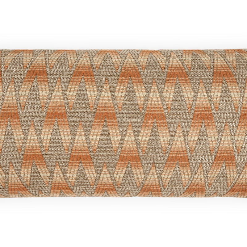 Clukey Outdoor Throw Pillow, Rectangle 12"H x 24"W, Salmon