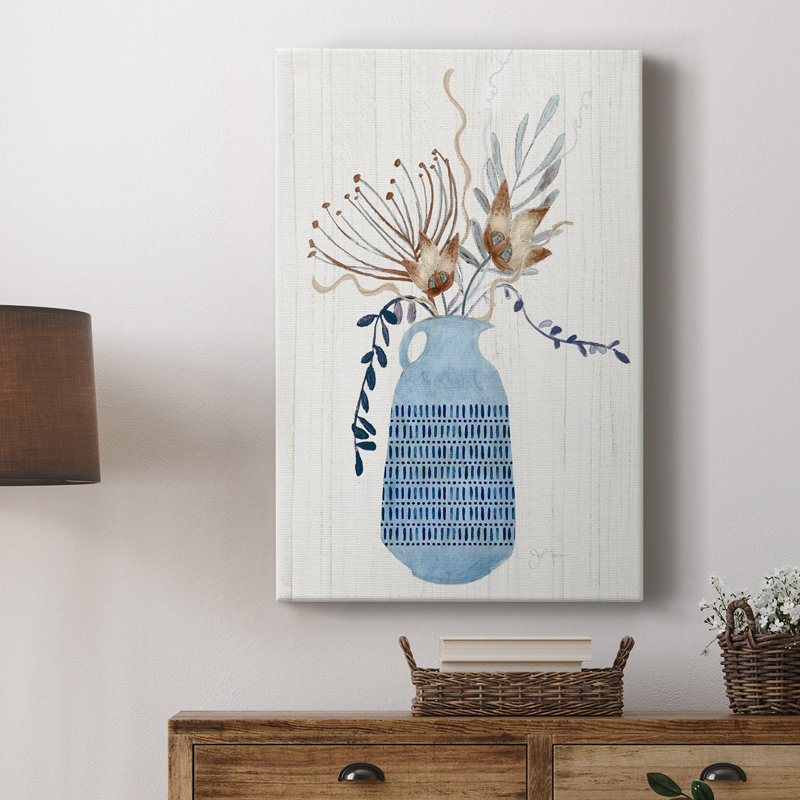 " Boho Arrangement I ", 18" H x 12" W x 1" D