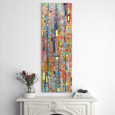 Nervures by Sylvie Demers - Wrapped Canvas Painting