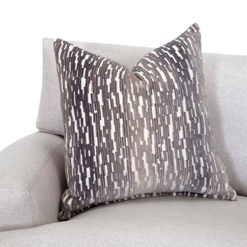 Fauteuil en polyester l 49 po Avianne, 100% polyester gris