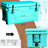 Blue 65Qt Outdoor Ice Chest - 5 Cold Preservation Base Camping Retention Built-In Bottle Opener
