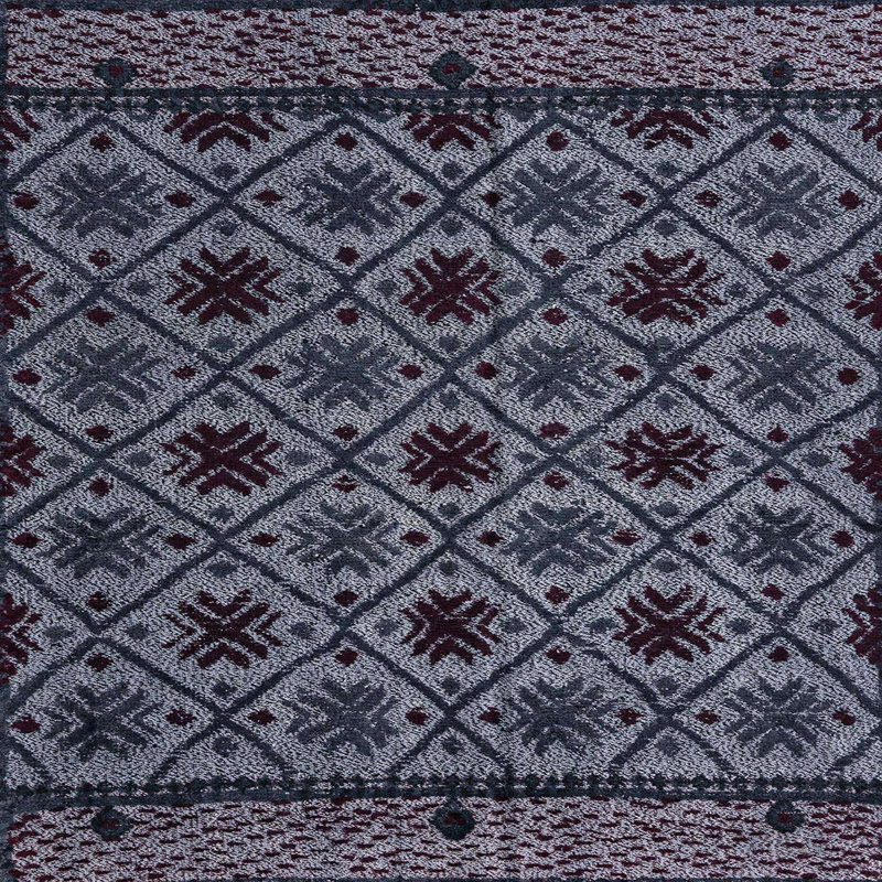Tapis abstrait moderne 4362, Carré 8 pi