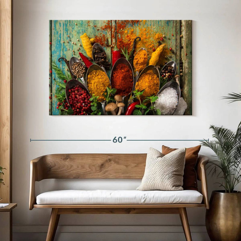 Yarlin Asian Spices, 32" H x 48" W