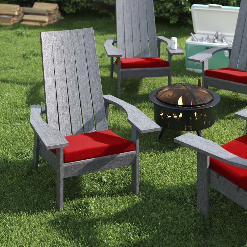 Outdoor 3'' Seat Cushion, Papprika