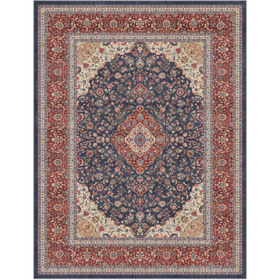 Espy Athens Vintage Medallion Floral Area Rug