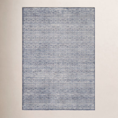Amber Lewis x Loloi Zuma Denim / Ivory Area Rug