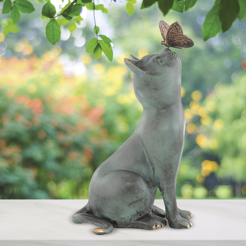 Cat Metal Garden Statue