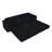 Right Sofa Seat,L Shape Modular Sectional Sofa, Compressed Sectional Sofa Modern Minimalist Style Corduroy Couch,Unfold Into A Bed, Bedroom, Comfy Compressed Sofa Couch Space-Efficient Design-Black