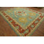 Tapis bleu teint à la main Oushak 10 x 13