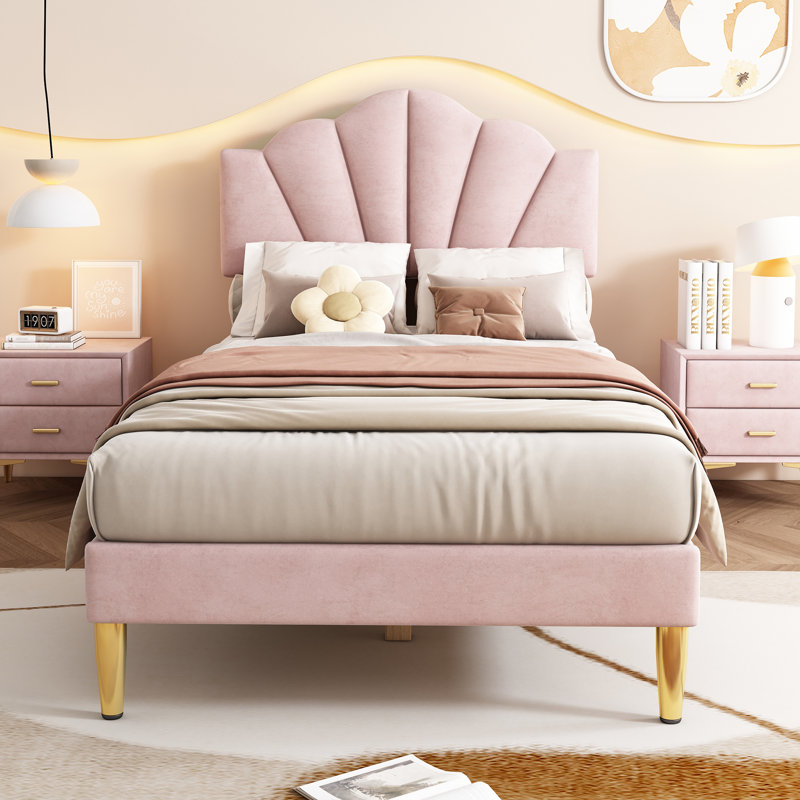 Upholstered Storage Bed, Double (4'6)