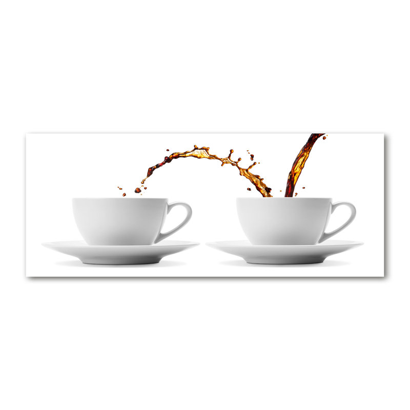 Leaking Coffee - Wrapped Canvas Print