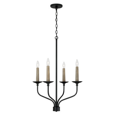 Wilder 4 - Light Dimmable Classic / Traditional Chandelier -  Capital Lighting, 451541MB