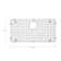 Karran 28-1/4 In. X 14-1/4 In. Stainless Steel Bottom Grid Fits Qt-812 and Qu-812