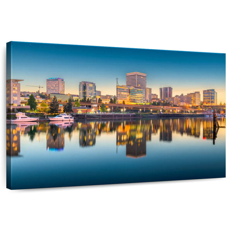 Downtown Tacoma Skyline, 32" H x 48" W