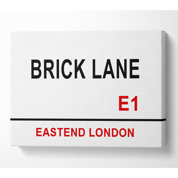 Happy Larry Brick Lane Signs - Kunstdrucke auf Leinwand | Wayfair.de