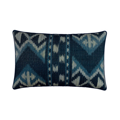 Dhaka Ikat Rectangular Boudoir / Breakfast Cushion