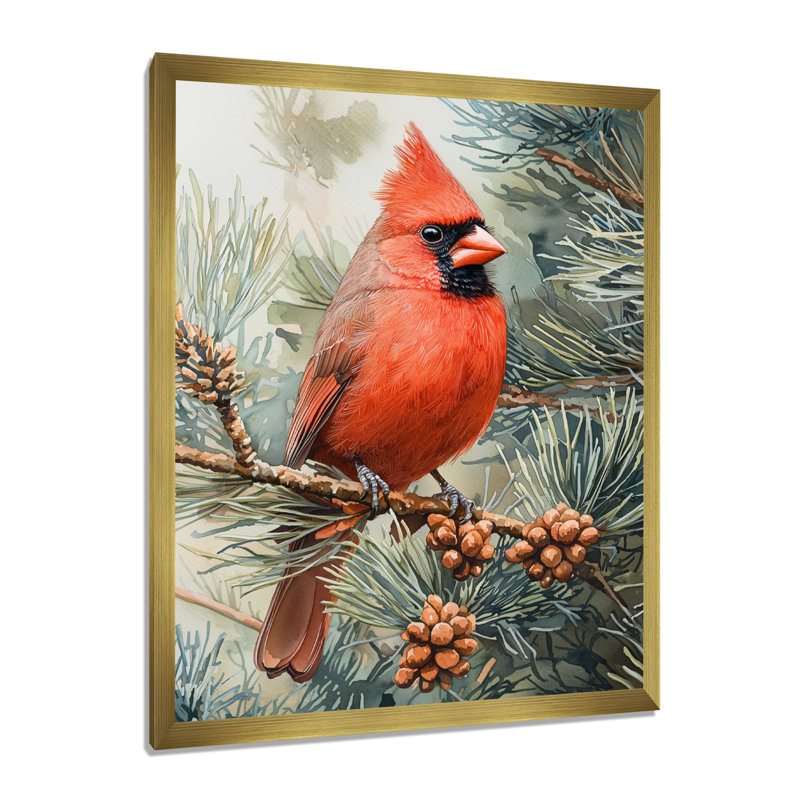 Baylis - Reproduction d'art mural animaux, H 44 po x l 34 po, Picture Framed, Doré