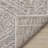 Yoslan Textured Grey Trellis Area Rug-653482734