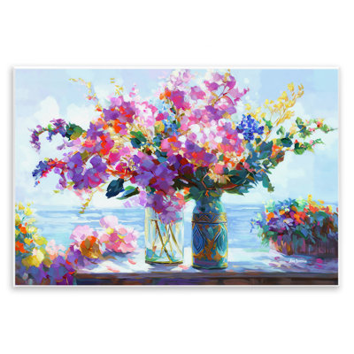 Art mural, "Ocean Breeze Blossoms" par Leon Devenice