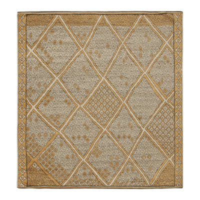 Moroccan Hand Knotted Geometric Area Rug