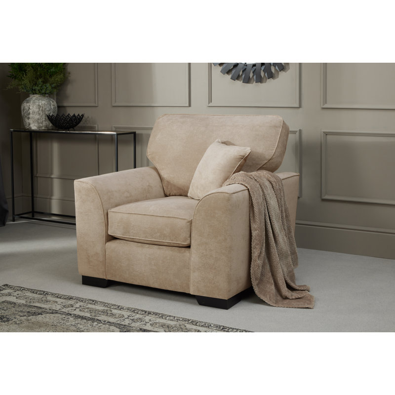 Swofford Upholstered Armchair, Mink