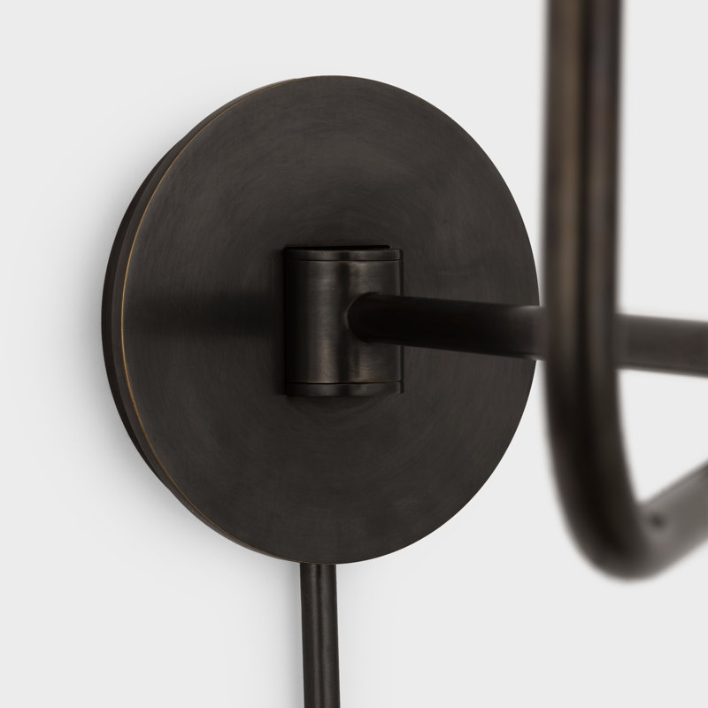 Go Lightly 1 - Light Swing Arm, Bronze, Satin Brass