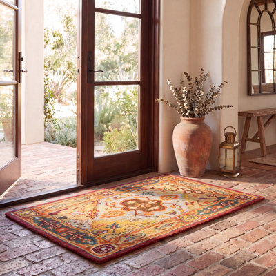 Tapis oriental en laine touffeté à la main Balthrop