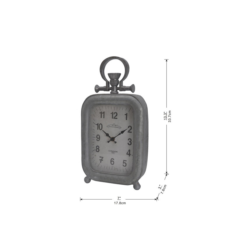 Horloge de table rétro