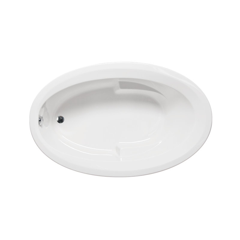Carolina 66" x 42" Drop In Combination Acrylic Bathtub, White